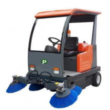 陜西普森西安掃地機電動中小型清掃車、地下車庫小區(qū)物業(yè)掃地機